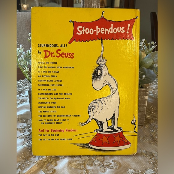 Rare Vintage “If I Ran The Circus” book by Dr. Seuss - Picture 5 of 5